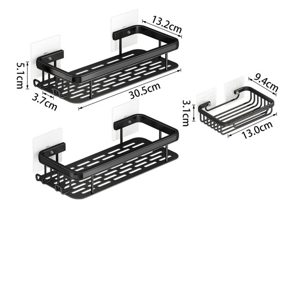 Rebrilliant North Gateway Stainless Steel Shower Shelf Wayfair